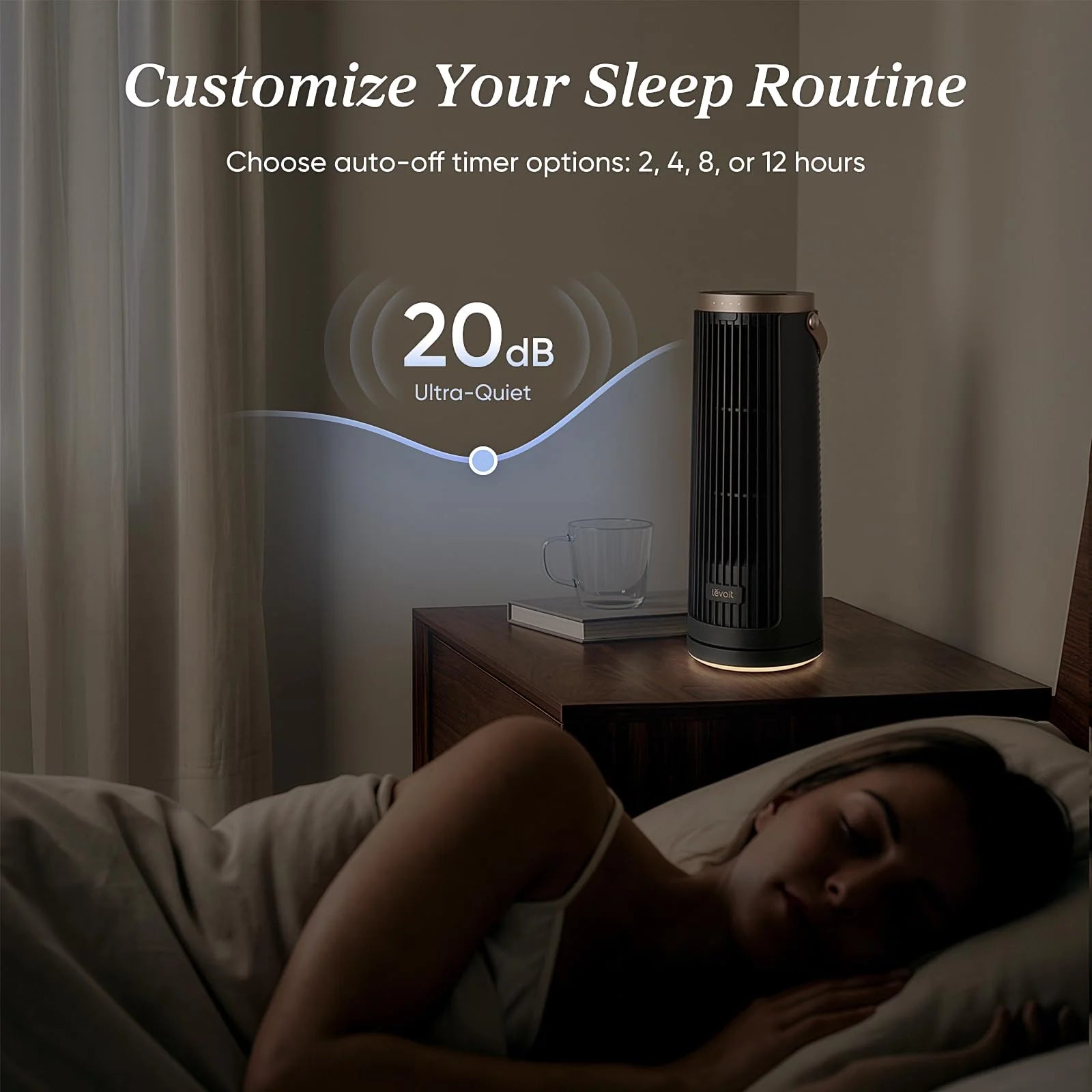 Levoit Windi Mini Pro Portable Desk Tower Fan