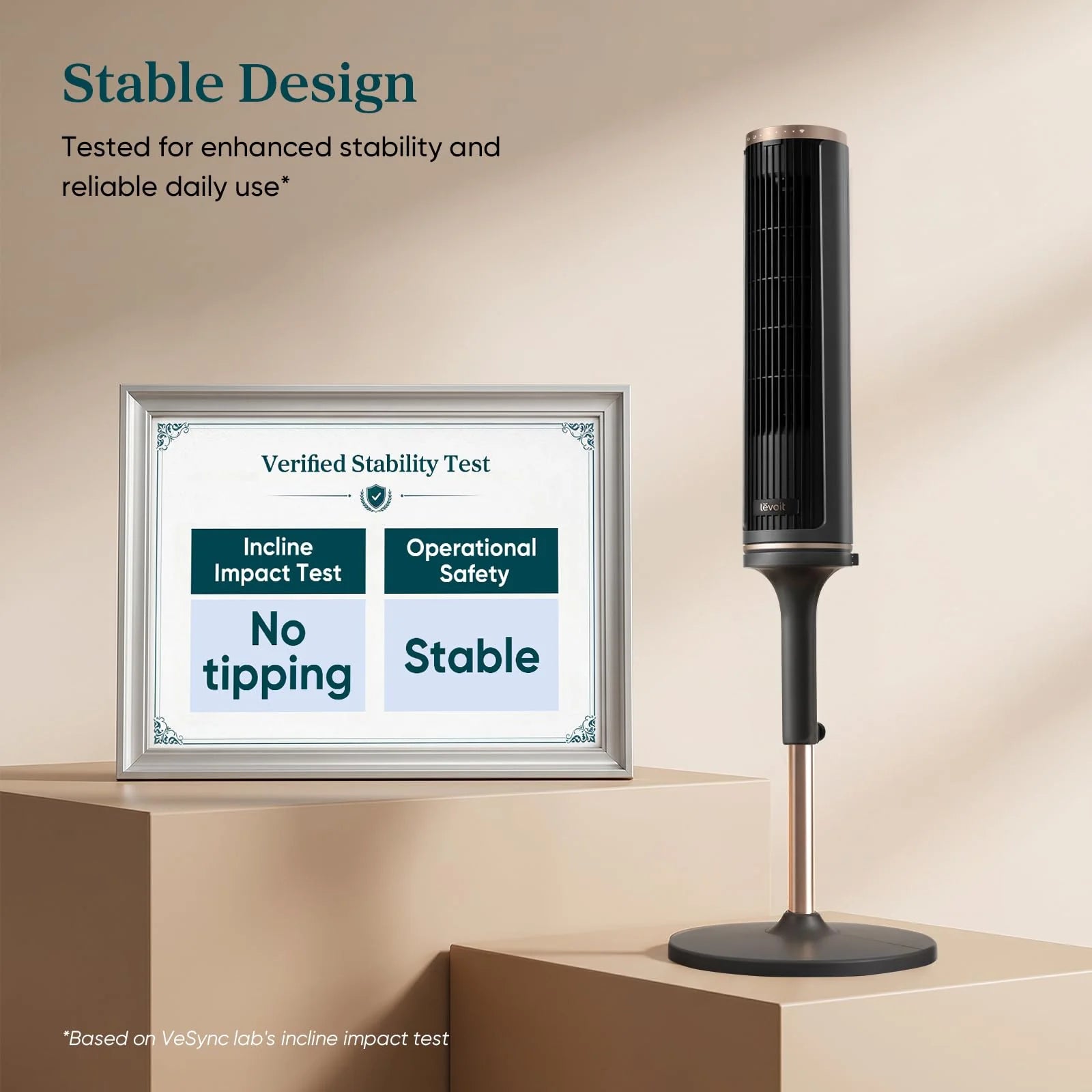 LEVOIT Windi Lift Smart Tower Fan
