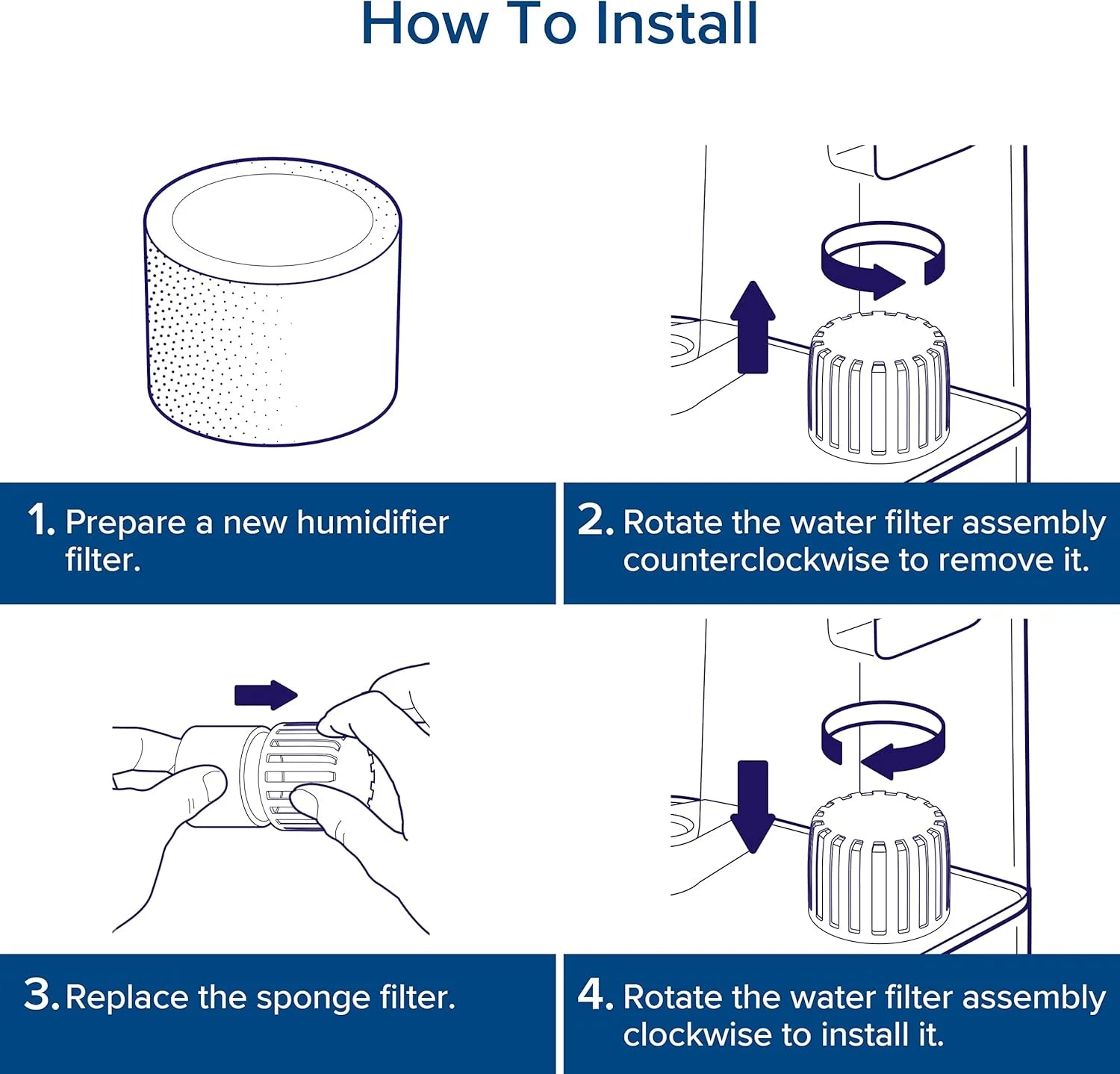 Levoit Humidifier Replacement Filters (10-Pack)