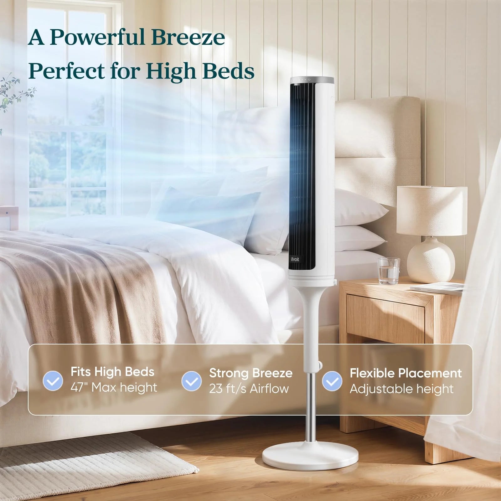 Levoit Windi Lift Standing Fan