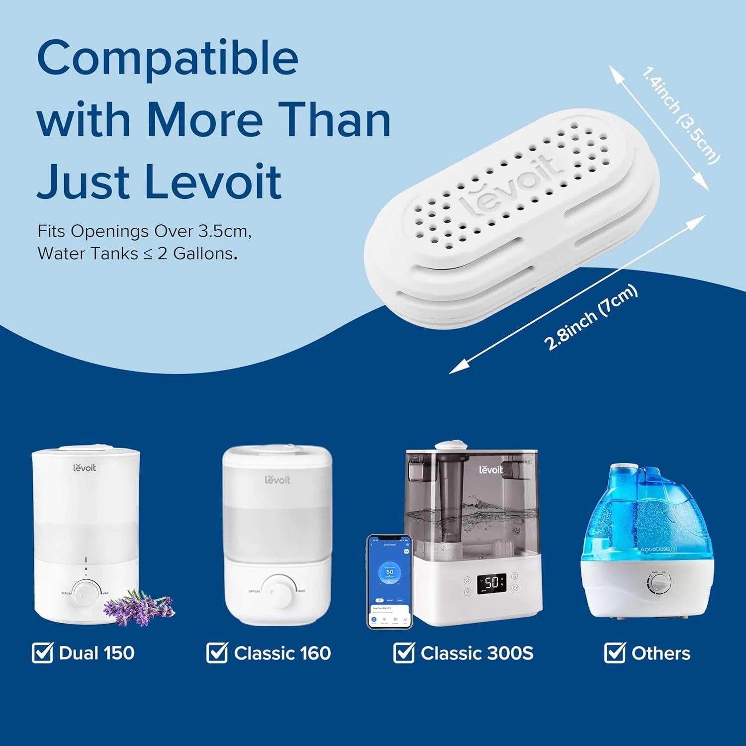Levoit Humidifier Demineralization Cartridge