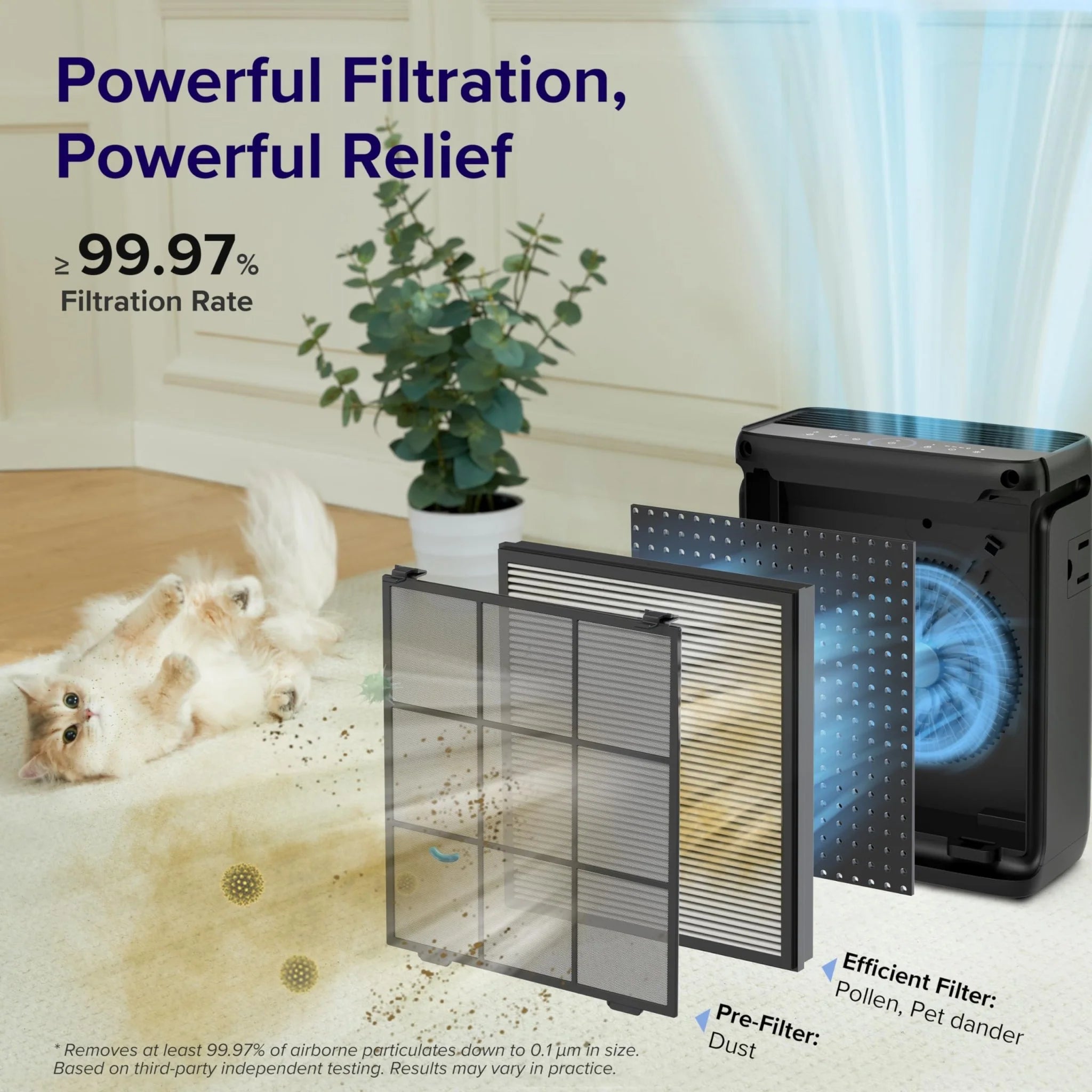 Levoit Vital 100S-P Smart Air Purifier Black