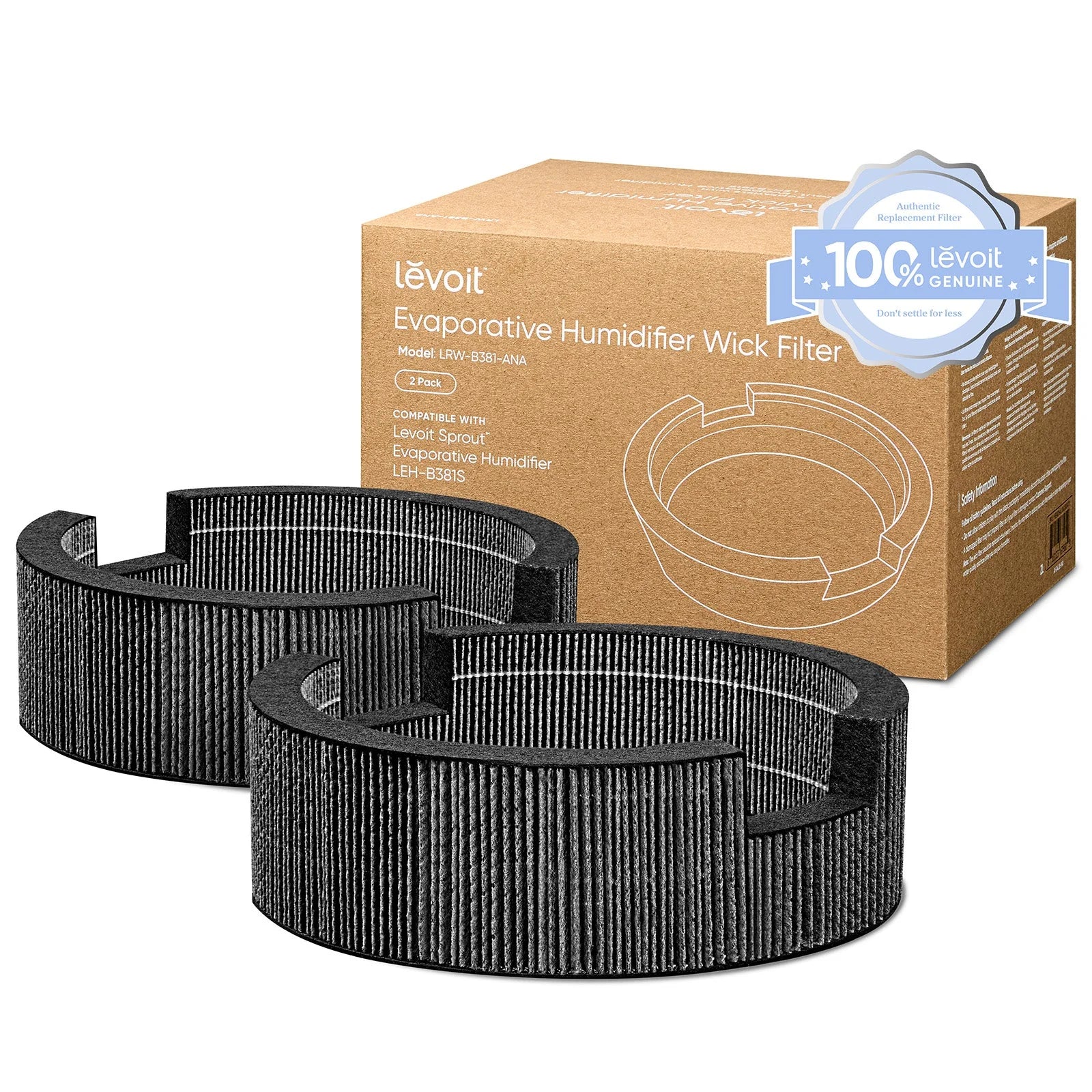 Levoit 2-Pack Wick Filters for Sprout Evaporative Humidifier